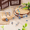 36Pcs 6 Style Evil Eye Alloy Enamel Pendants ENAM-TA0001-32-8