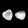 Cubic Zirconia Charms ZIRC-N034-12-2