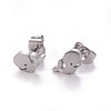 Tarnish Resistant 304 Stainless Steel Stud Earrings EJEW-F227-19P-1