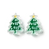 Christmas Decorations Theme Opaque Acrylic Bead with Enamel X-OACR-Z021-01L-1