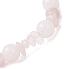 Baking Paint Imitation Jade Glass Round Beaded Stretch Bracelets for Women BJEW-JB12158-01-4