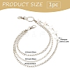 Alloy Star 3 Layered Chain Belts for Pants AJEW-WH20070-010A-2