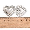 304 Stainless Steel Rhinestone Stud Earrings EJEW-K311-02P-5
