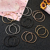 304 Stainless Steel Hoop Earrings EJEW-TA0001-04-9