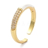 Sparkling Clear Cubic Zirconia Finger Ring for Girl Women ZIRC-C025-43G-4