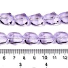 Electroplate Glass Beads Strands X-EGLA-N012-05B-4