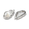 Natural White Shell Pendants BSHE-Z003-02P-1