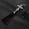 Cross Alloy Pendant Decorations PW-WG322B3-01-1