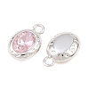 Alloy & Glass Pendants GL-CBA1FD3-02S-01-2