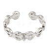 Brass Cuff Finger Ring Settings LS-KK-L219-15A-P-2