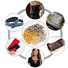200 Sets 2 Colors Iron Grommet Eyelet Findings IFIN-BBC0001-06-5