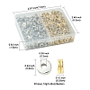 400Pcs 2 Colors CCB Plastic Beads CCB-FS0001-11-4