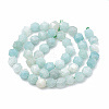 Natural Amazonite Beads Strands G-S332-6mm-009-3