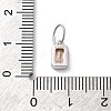 925 Sterling Silver Cubic Zirconia Charms STER-NH0014-01P-11-3