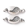 925 Sterling Silver Box Clasps STER-D035-18AS-1