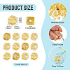60Pcs Transparent Acrylic Beads OACR-TA0004-88A-4