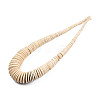 Coconut Beads Strands X-COCB-Q001-1-4