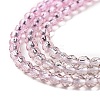 Transparent Gradient Color Glass Beads Strands GLAA-G101-2mm-14-6