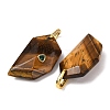 Natural Tiger Eye Pendants GG-CBA51ED-04G-04-3