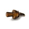 Natural Tiger Eye Mushroom Pendants G-D311-02AB-11-2