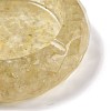 Resin with Natural Citrine Chip Stones Ashtray DJEW-F015-06G-2