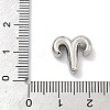 Twelve Constellations Brass Micro Pave Clear Cubic Zirconia Pendants KK-G548-21P-4