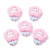 Opaque Resin Cabochons RESI-I037-01-1