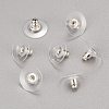 Brass Ear Nuts KK-I057-S-1
