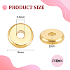 Brass Spacer Beads KK-BC0014-22A-2