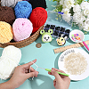 12 Skeins 12 Colors Chenille Yarns YCOR-PH0001-01-3