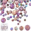 100Pcs 4 Styles Natural Imperial Jasper Beads G-SC0003-07-1