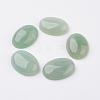 Natural Green Aventurine Flat Back Cabochons G-G741-30x40mm-14-1