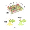 50Pcs Transparent Acrylic Pendants PALLOY-FS00043-06-4