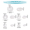 100Pcs 5 Styles 4-Hole Shell Buttons BUTT-PH0001-43-4