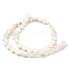 Geark Cross Natural Magnesite Beads Strands G-N0131-04C-3