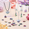 24Pcs 12 Style Rainbow Color Alloy Pendants FIND-TA0003-91-7