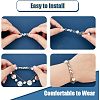 SUPERFINDINGS 10Pcs Brass Clear Cubic Zirconia Watch Band Clasps ZIRC-FH0001-38P-4