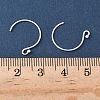 Rhodium Plated 925 Sterling Silver Earring Hooks LS-STER-E068-05S-3