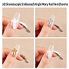 140Pcs 4 Colrs Virgin Mary Resin Cabochons MRMJ-OC0003-38-4