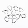 304 Stainless Steel Leverback Earring Findings STAS-H376-101-1