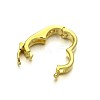 Rack Plating Brass Micro Pave Cubic Zirconia Twister Clasps ZIRC-I012-16G-RS-2