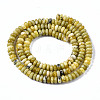 Natural Yellow Turquoise(Jasper) Beads Strands G-S366-108-2