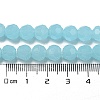 Imitation Jade Glass Beads Stands EGLA-A035-J8mm-D09-5