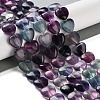 Natural Colorful Fluorite Beads Strands G-B022-06C-2