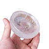 Natural Quartz Crystal Round Decorative Bowls PW-WG16F71-01-5