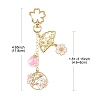 Alloy Enamel Pendant Keychains HJEW-FS00052-02-4