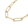 Brass Paperclip Chain X-NJEW-JN02859-2