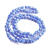 Electroplate Glass Beads Strands EGLA-D030-P4mm-B05-3