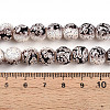 Transparent Baking Paint Glass Beads Strands DGLA-N009-10mm-08-5