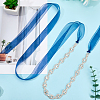 Metal Full Crystal Rhinestone Horse Eye Bridal Waist Belts for Wedding Dress AJEW-WH20080-65B-S-3
